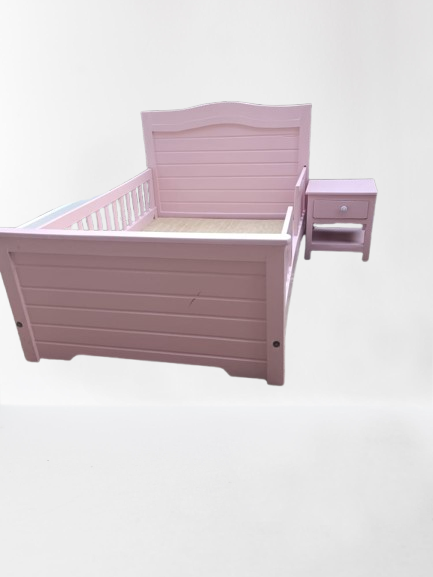 Pink 3x6 babycot with side-draw
