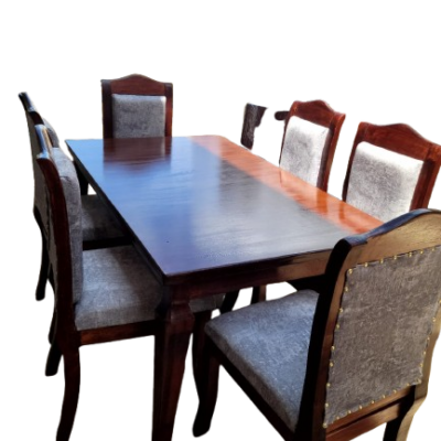 6 seater new hardwood modern dining table